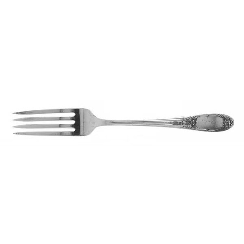 Vintage National Silver Co. Four (Silverplate) 7-3/8" Glossy Forks - Set of 6
